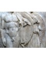Greek basrelief in white Carrara marble