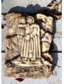 Sant'Antonio da Padova WHITE CARRARA MARBLE high relief