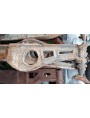 Ancient original Italian 90cms Iron brackets