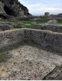 In the Villa of Tiberio in Sperlonga (Latina) Opus Spigatum on the ground and perimeter walls in Opus Reticulatum