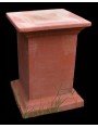 Terracotta Base H.61cms/45x45cms for vase and statue