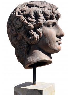 Antinoo with stone or marble base