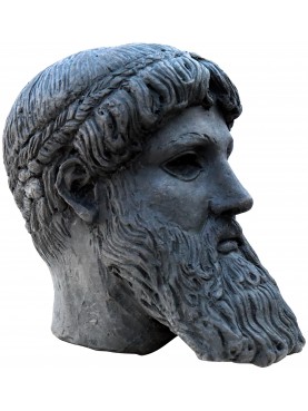 Poseidon of Artemision - terracotta head repro