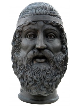 Bronzo di Riace - head of the old - terracotta
