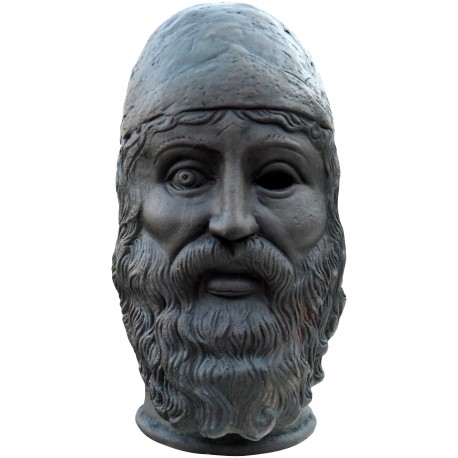 Riace bronze, terracotta head - the yung