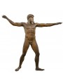 La statua in bronzo originale del Museo di Atene