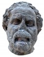 Demostene, la nostra copia in terracotta con basetta in marmo