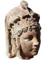 La regina di Saba testa in terracotta