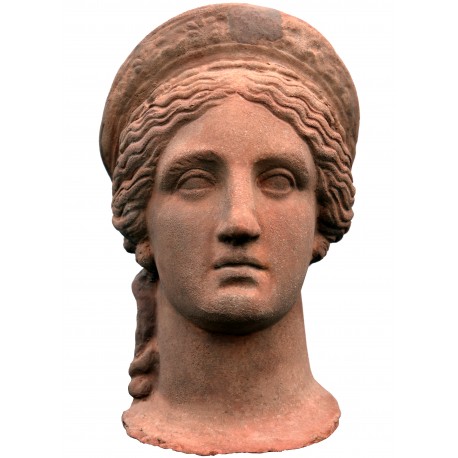 Hera terracotta head