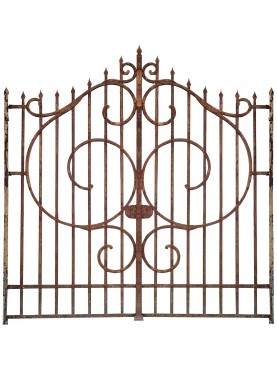 Wrought iron Garden Gate our production made in Italy - liberty