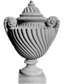Vaso romanico strigilato - riproduzione in terracotta di un originale antico