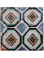 Majolica tile geometric design "Coriandolino"