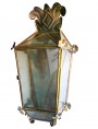 La lanterna di Villa Buonvisi in ottone saldata a mano