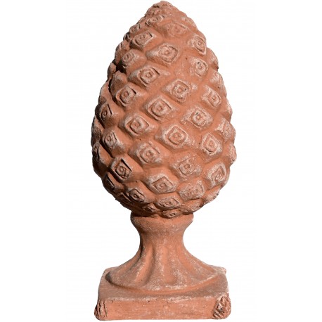 Small Pine-cone hand made terracotta