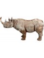Rinoceronte nero africano piccolo in terracotta