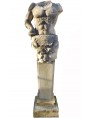 Erma of limestone Hercules depicting neoclassical style