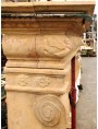 Tuscan fireplace of 16th century style - YELLOW MARBLE