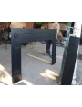 Iron frame for internal fireplace mouth