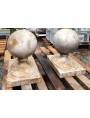 Le sfere Ø25cm in marmo del palazzo della Carovana - Pisa