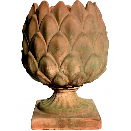 Ornamental cachepot artichoke pot