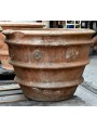 Pair of ancient Tuscan lemon Ø62cms pots in terracotta