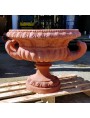 Horned cup Neapolitan terracotta vase Stingo