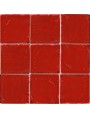 Hand-made Morocco Tile coral red