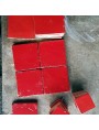Hand-made Morocco Tile coral red