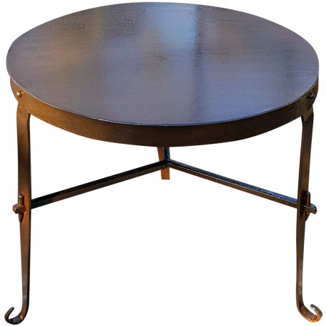 Hand made high round table our production