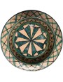 Copy of an ancient medieval Tuscan dish - geometric patterns