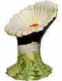 Stool in the form of a majolica flower