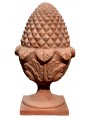 Uncoated pine cone