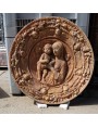 Terracotta Basrelief Madonna with Child ROBBIANA