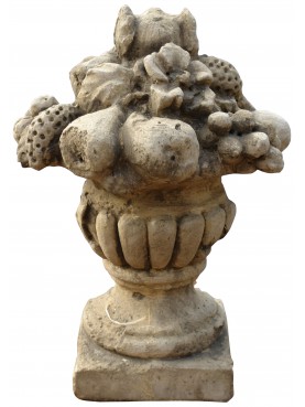 Vase of fruits H.40cms