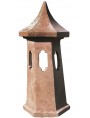 Small terracotta chimney pot Øint.15cms
