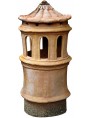 ancient Chimney pot Øint.25cms with 8 slots - terracotta