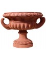 Horned cup Neapolitan terracotta vase Stingo