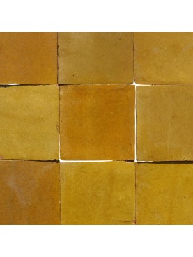 Hand-made Morocco yellow