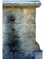Fontana francese in pietra calcarea h 156 cm