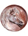 big Horse Head pair in Terracotta