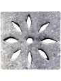 70x70cm Tombino carrabile a mandorle in pietra serena spessore 10 cm