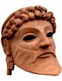 Greek terracotta head - archaic Greek form