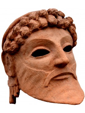 Zeus arcaico greco - testa terracotta