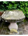 Small garden oval stone table - our production