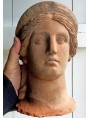 Hera terracotta head