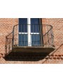 Forged iron single sphere handrail