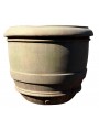 Cytrus globular Siena vase Ø 50 cms terracotta with light patina