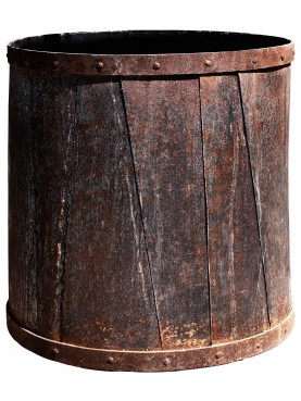 Rust container pot for garden Ø50cms