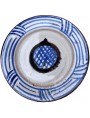Copy of an ancient medieval Tuscan blue dish