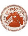 Medieval ceramic basins - Hispano Moorish dish copy
